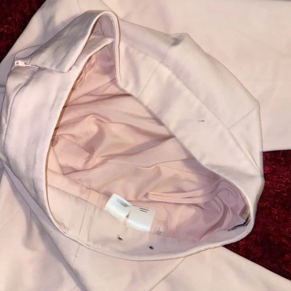 Nine West nude pink ankle cropped dress pants Sz 2 - Picture 13 of 16